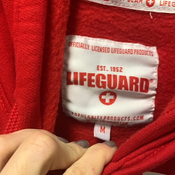Lifeguard Cropped Hoodie Atlantic City size M - Picture 3 of 5